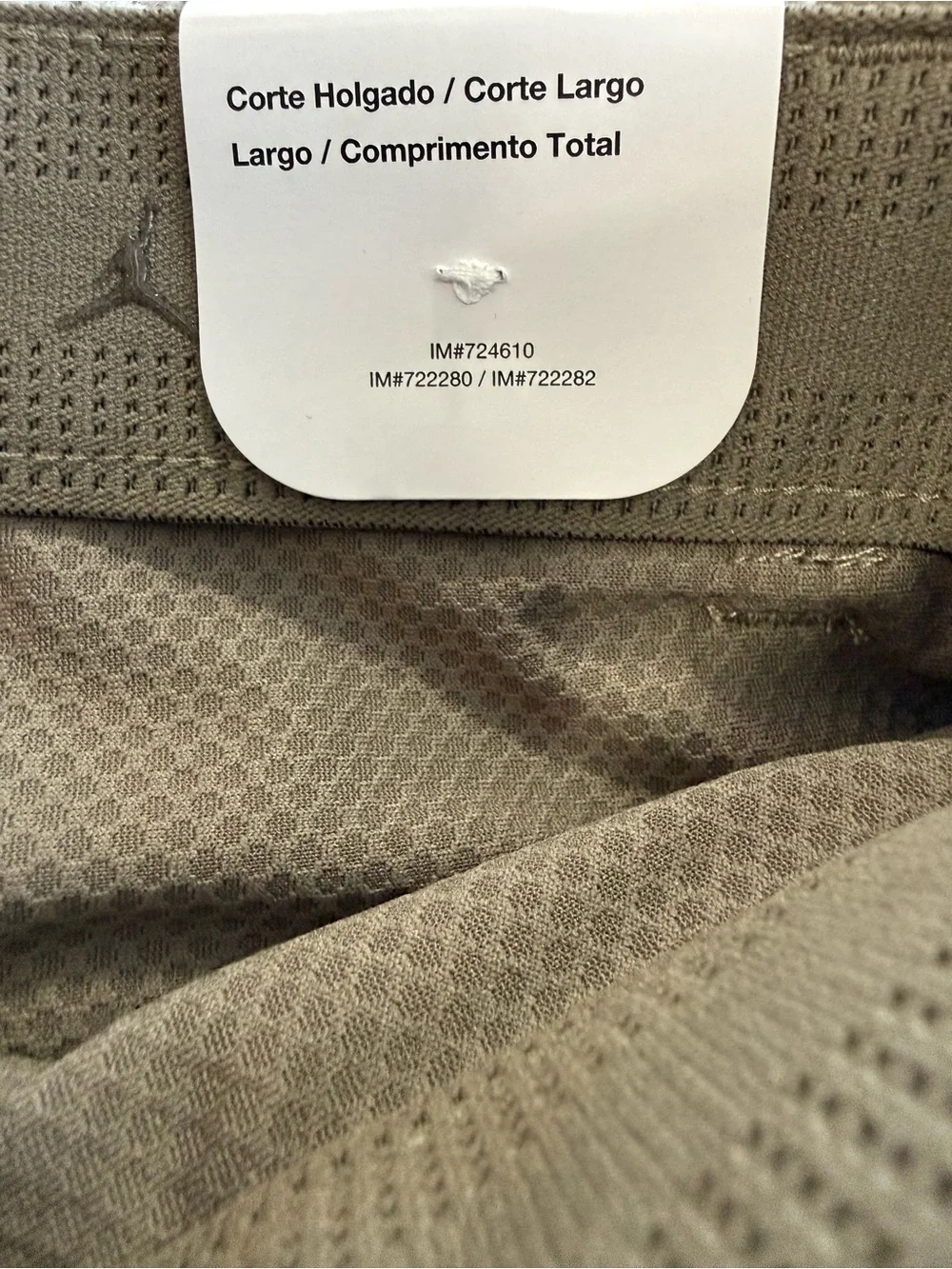 Jordan Sport Golf Pants Loose Fit Full Length Olive Gray HV4769-040 Mens Size 34
